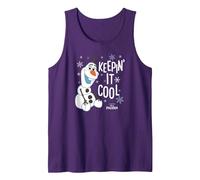 Disney Frozen Olaf Keepin It Cool Tank Top, Herren, Violett, M