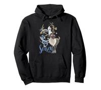 Disney Frozen Olaf Sven Tis The Season Weihnachten Pullover Hoodie, Unisex für Erwachsene, Schwarz, S