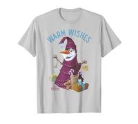 Disney Frozen Olaf Warm Wishes Weihnachtsbaum-T-Shirt T-Shirt, Herren, Silber, 3XL