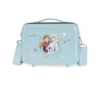 Disney Frozen Own your destiny Anpassbarer Kulturbeutel mit blauem Schultergurt 29 x 21 x 15 cm starres ABS 9,14 l 0,6 kg