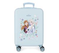 Disney Frozen Own your destiny Kabinenkoffer Blau 38 x 55 x 20 cm Steifes ABS Seitenkombinationsschloss 32 L 2 kg 4 Doppelräder Handgepäck