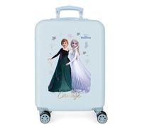 Disney Frozen Seek Courage Hand Luggage Blau 34x55x20 cm Starres ABS seitliches Zahlenschloss 32L 2,62 kgs 4 Doppelräder Handgepäck