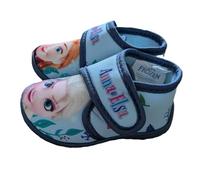 Disney FROZEN und Skye Hausschuhe Mädchen Warme Pantoffeln Anna und Elsa Motiv Freizeitschuhe Slippers ideal für Kindergarten Gr. 22-32 (Blau, EU Schuhgrößensystem, Kleinkind, Numerisch, M, 22)