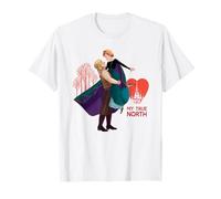Disney Frozen Valentine's Day Kristoff & Anna, My True North T-Shirt