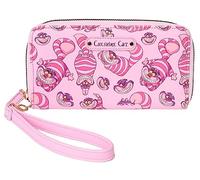 Disney Geldbörse Wristlet Mickey Minnie Mouse Winnie Pooh Reißverschluss Clutch Kunstleder, Grinsekatze pink