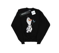 Disney Girls Frozen 2 Olaf und Salamander Sweatshirt (Schwarz) 5-6A / 110-116cm