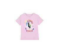 Disney Girl's Mulan Birthday Princess and Her Lucky Cricket Girls T-Shirt, Pink, 7-8 Jahre