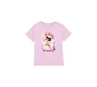 Disney Girl's Pocahontas Birthday Princess with Meeko Girls T-Shirt, Pink, 3-4 Jahre