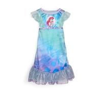 Disney Girls' Toddler Princess Fantasy Nightgown, Watercolor Ariel 2, 4T