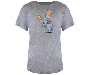 Disney Glücklicher Dumbo Damen grau T-Shirt S