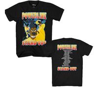 Disney Goofy Movie Powerline Stand Out Tour Mens T-Shirt (Extra Large, Black)