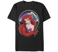 Disney-Grafik-T-Shirt „Kleine Meerjungfrau Arielle, Teil Ihrer Welt“, Schwarz, Größe XL