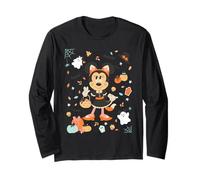 Disney Halloween Minnie Mouse Cute Cat Costume Collage Langarmshirt