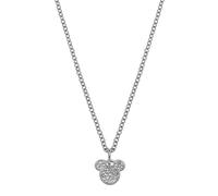 Disney Mickey Maus Halskette Edelstahl mit Zirkonia für Kinder und Mädchen, Schmuck