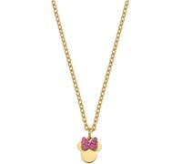 Disney Kinderkette Minnie Maus N600583YRPL-B Edelstahl Zirkonia Kristall Länge 35+5 cm