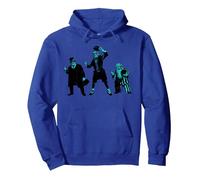 Disney Haunted Mansion Movie Hitchhiking Ghosts Trio Pullover Hoodie, Unisex für Erwachsene, Königsblau, L