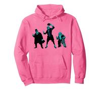 Disney Haunted Mansion Movie Hitchhiking Ghosts Trio Pullover Hoodie, Unisex für Erwachsene, Leuchtendes Pink, XL