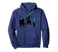 Disney Haunted Mansion Movie Hitchhiking Ghosts Trio Pullover Hoodie, Unisex für Erwachsene, Marineblau, XXL