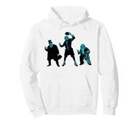 Disney Haunted Mansion Movie Hitchhiking Ghosts Trio Pullover Hoodie, Unisex für Erwachsene, Weiß, M