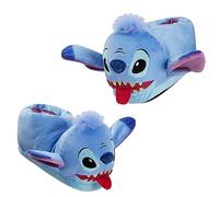 Disney Hausschuhe Damen Stitch 3D, Eeyore 3D und Baby Yoda 3D Plüsch Warme Flauschige Slippers Lustig (Stitch, numeric_37-38)