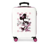 Disney Have A Good Time Minnie So schön Pinker Kabinenkoffer 38x55x20 cm Starres ABS Seitlicher Kombinationsverschluss 35L 2 kg 4 Doppelrollen Handgepäck