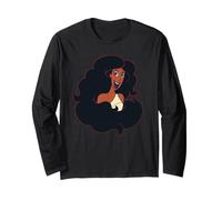 Disney Hercules Muses Melpomene Big Face Costume Matching Langarmshirt