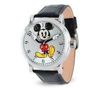 Disney Herren Analog Japanisches Quarzwerk Uhr mit Leder Armband NEW001850