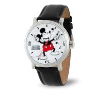Disney Herren Analog Japanisches Quarzwerk Uhr mit Leder Armband NEWDS000610