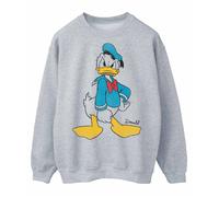 Disney Herren Angry Donald Duck Sweatshirt (Sport grau) 2XL