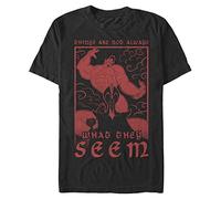 Disney Herren Bösewichte Jafar Evil Genie T-shirt, Schwarz, XXL