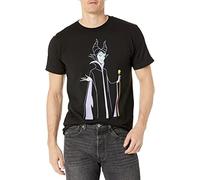 Disney Herren Bösewichte Oversized Mal T-shirt, Schwarz, L