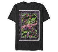 Disney Herren Bösewichte Voodoo King T-shirt, Schwarz, XL