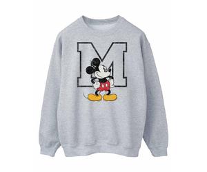 Disney Herren Classic M Mickey Mouse Sweatshirt (Sport grau) L