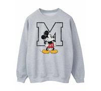Disney Herren Classic M Mickey Mouse Sweatshirt (Sport grau) M