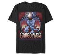 Disney Herren Gargoyle Skyscrapers Tops Kurzarm Tee T-Shirt, Schwarz, 3X-Groß