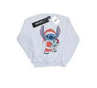 Disney Herren Lilo und Stitch Stitch Weihnachten Sweatshirt (weiß) 2XL