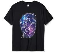 Disney Herren Lion Galaxy Fireflies and Kings Graphic T-Shirt Hemd, schwarz, 5X-Groß