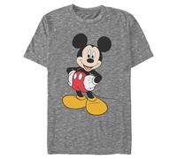 Disney Herren Men's Classic Mickey Mouse Full Size Graphic Short Sleeve T-Shirt, Anthrazit Snow Heather, XL