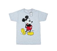 Disney Herren Mickey Mouse Classic Kick T-Shirt (Heather Grey) L