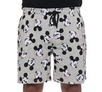 Disney Herren-Pyjama-Shorts mit Mickey-Aufdruck, Mickey-Grau, XXL