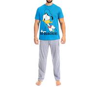 Disney Herren Schlafanzug Donald Duck Blau XX-Large
