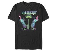 Disney Herren Villains Mal Rocksolides T-shirt, Schwarz, M