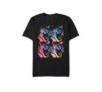 Disney Herren Villains Pop Maleficent T-Shirt, Schwarz, L