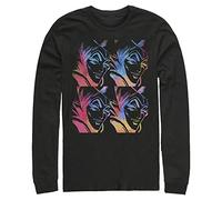 Disney Herren Villains Pop Maleficent T-shirt, Schwarz, M