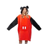 Disney Home Minnie Mouse- Übergroße Hoodie Sweatshirt Decke mit Kapuze für Damen und Herren -Minnie Maus Oversized Sherpa Fleece Kapuzenpullover- 70x102 cm