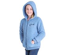 Disney Hoodie Mädchen Stitch, Warme Teddy Fleecejacke Mädchen Teenager (14-15 Jahre, Blau Stitch Kinder)