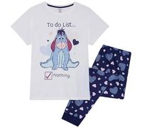 Disney I-Aah Winnie Puuh Lange Schlafanzüge für Damen - 100% Baumwolle - Größe 50-52