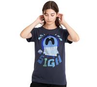 Disney Inside Out 2 Sadness Damen T-Shirt, Tiefes Navy, S