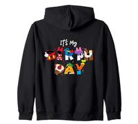 Disney "It's My Birthday" Mickey Mouse and Friends Letters Kapuzenjacke