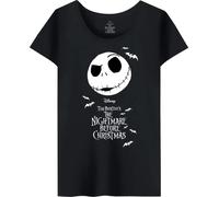 Disney Jack Head WOJACKDTS019 T-Shirt Damen, Schwarz, Größe S, Schwarz, Small